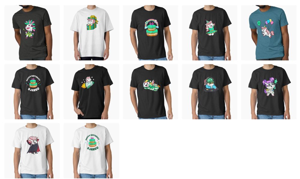Django pony T-shirts on Redbubble