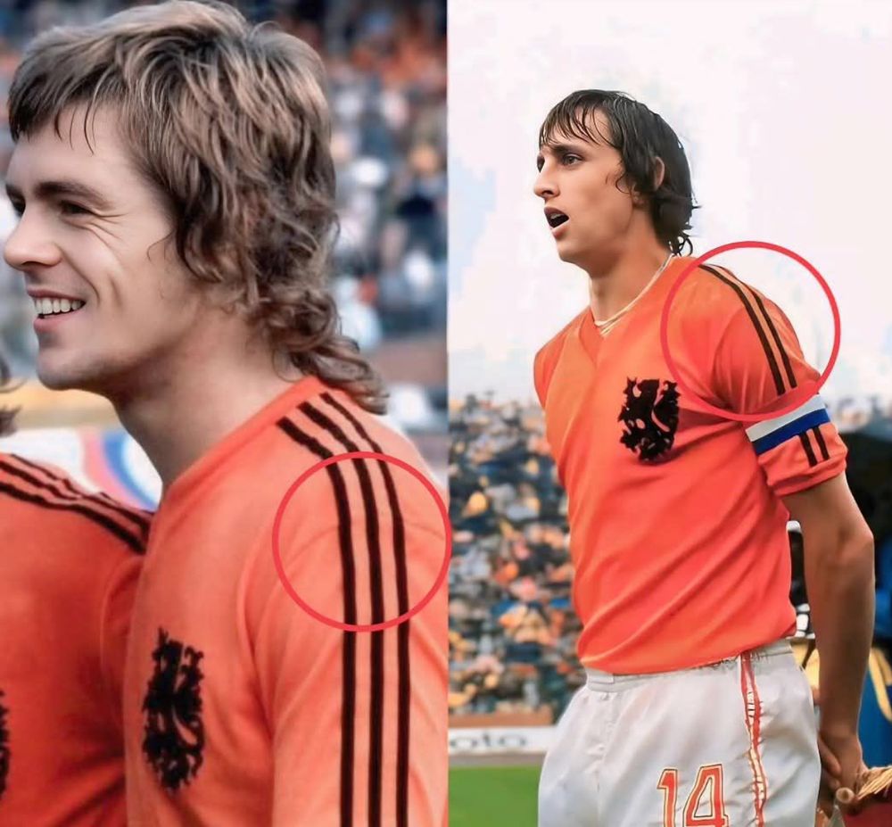 Cruyff was the best in the world at the time and he wanted to respect his deal with PUMA so he had one stripe taken off the Dutch World cup team kit
#kitsfortheworld