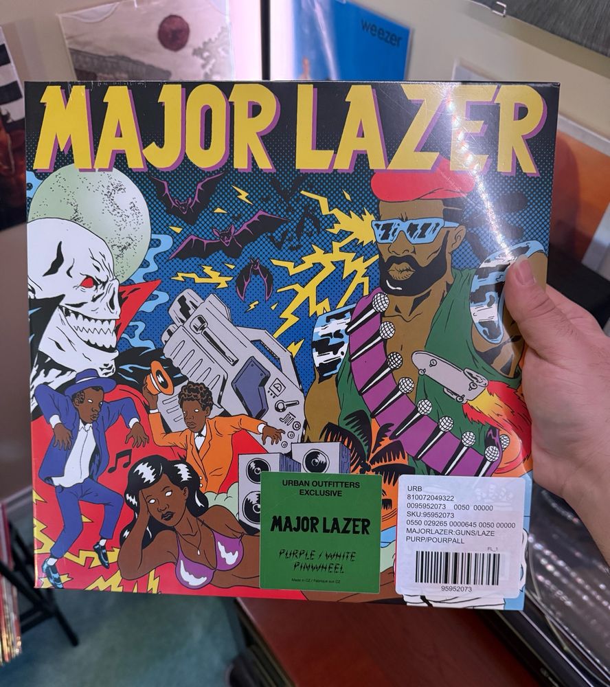 Major Lazer album cover. 