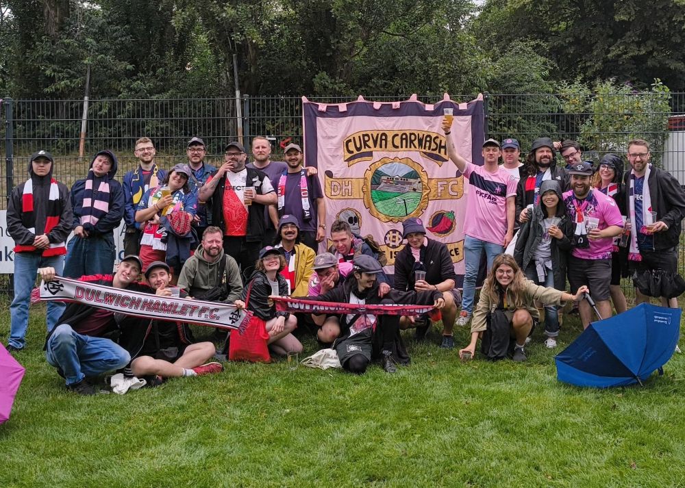 A group of not-especially-terrifying football ultras