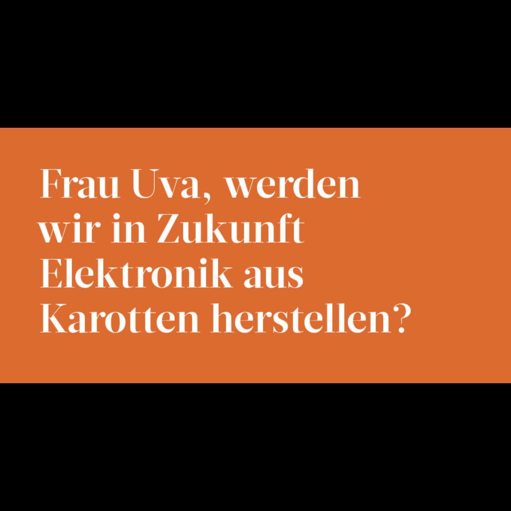 Karotten für kompostierbare Elektronik