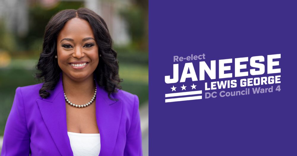 Re-elect Janeese Lewis George for Ward 4