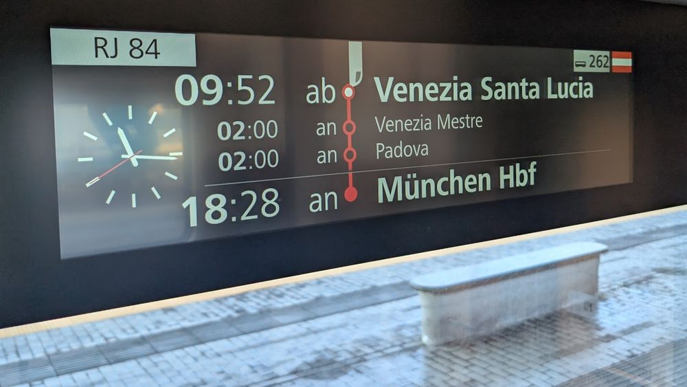 Venezia Santa Lucia - München Hbf
