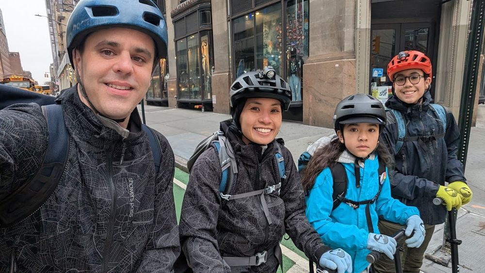 out and about on bikes + scooters