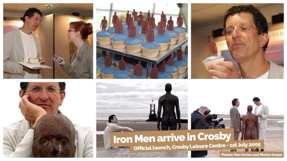Iron Men Crosby beach Liverpool Antony Gormley