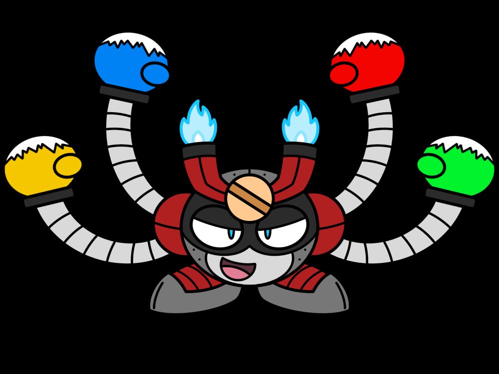 Alt with colored gloves