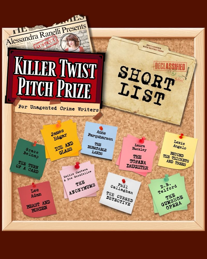 The killer twist pitch prize shortlist