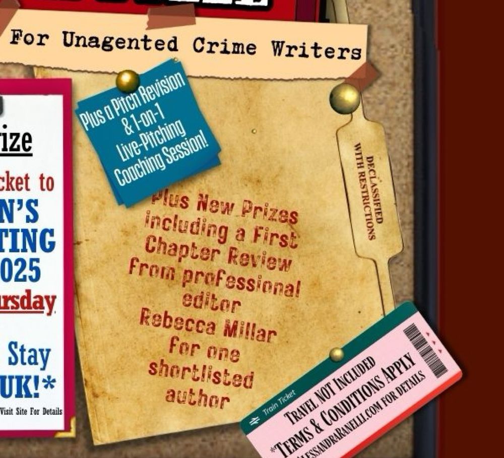 Board adds that there is a new prize for one shortlisted writer of a first chapter edit from Rebecca Millar