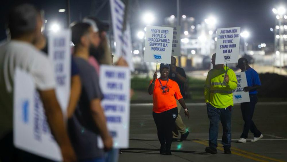 Live updates: Port workers strike begins across the East and Gulf Coasts | CNN Business