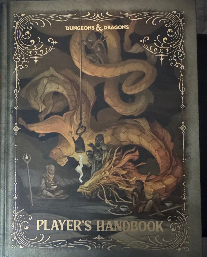 Dungeons & Dragons 5.5 collectors cover
A dragon and some friends