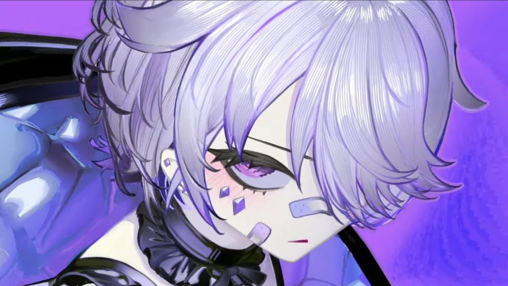 Close-up of Koseki Bijou's new look in Advent's Team Tomodachi cover. Art by @33aalloonnHD.