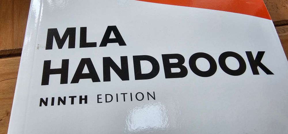 Snap of MLA Handbook 9th Ed.