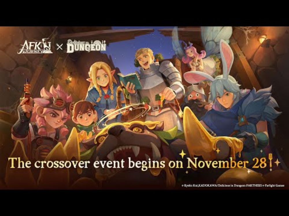AFK Journey x Delicious in Dungeon Official Trailer