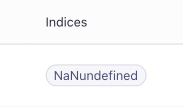 A badge saying NaNundefined