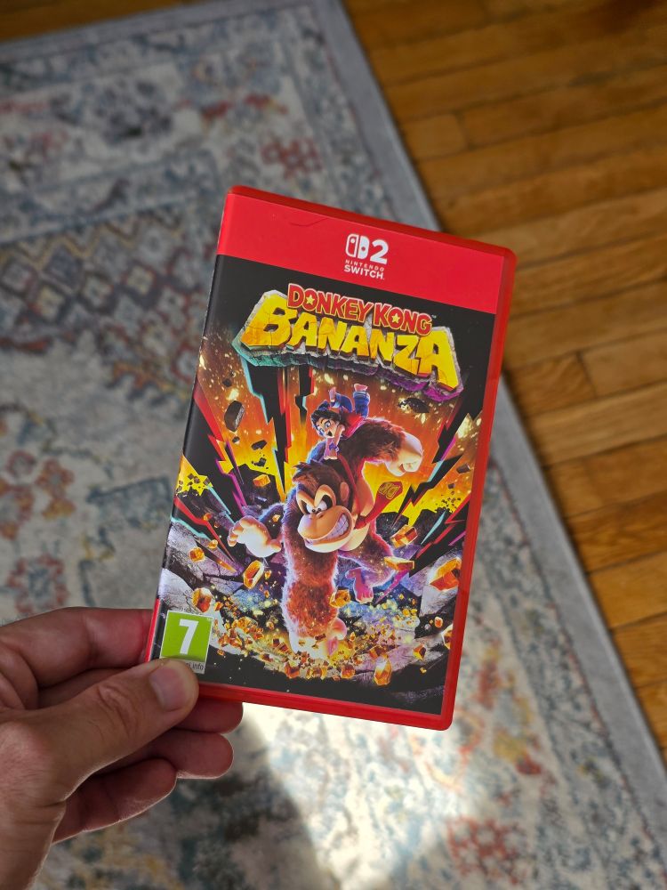 Boîte de jeu Switch 2 Donkey Kong 