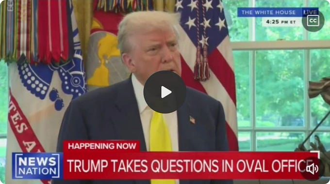 BREAKING: In an unbelievable moment, Donald Trump says that the deadline he imposed upon Vladimir Putin for tomorrow to agree to a ceasefire is "gonna be up to him. Very disappointed."

Bet a TACO tha...