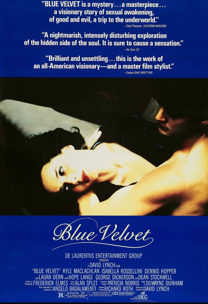 Movie Poster for Blue Velvet