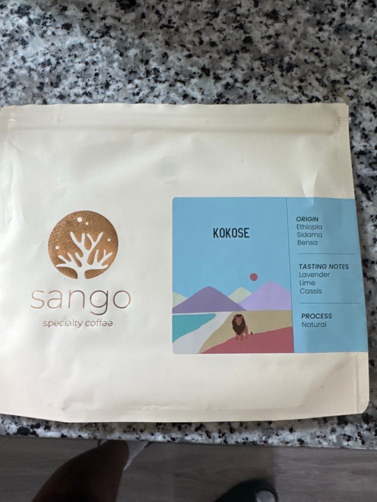 Bag of sango coffee. Heaven 