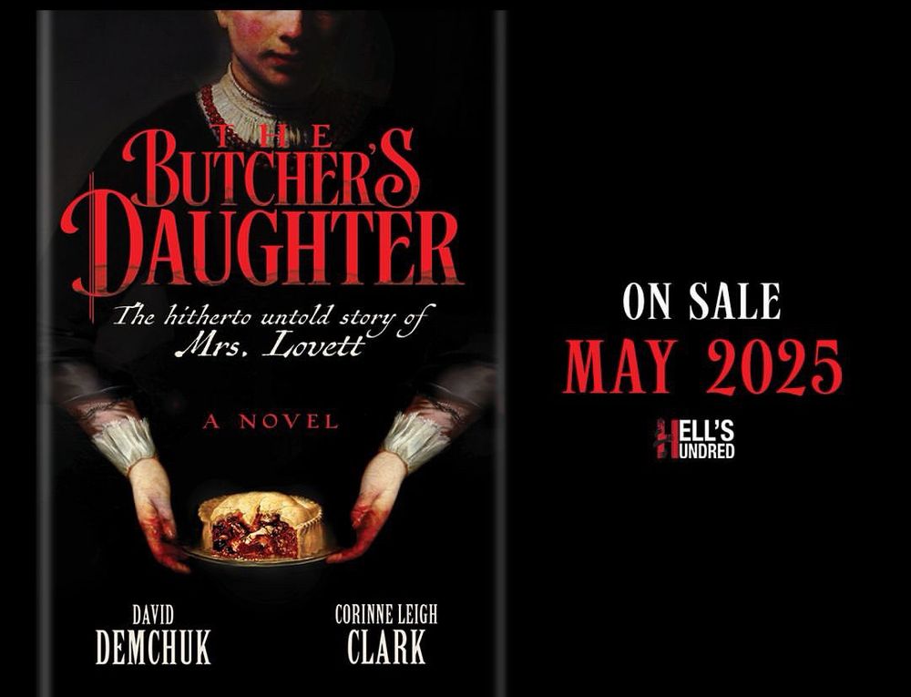 The cover of The Butcher’s Daughter, on sale May 2025 from Hell’s Hundred / Soho Press