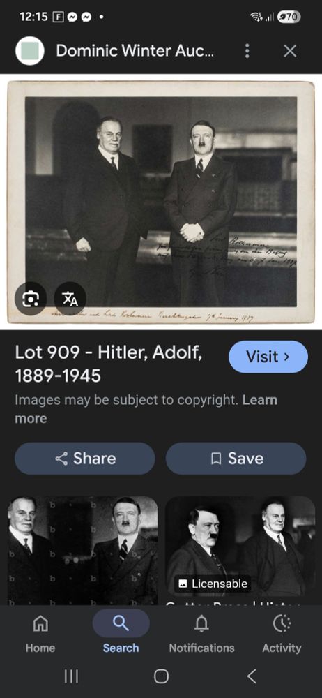 A mad fascist and Hitler
