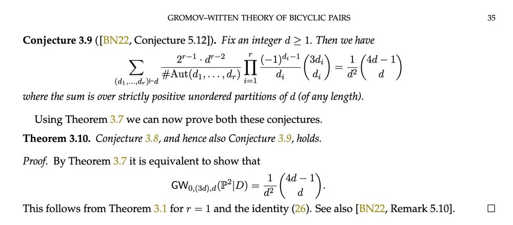 Exact match for the conjecture, in v1 of a 2023 preprint https://arxiv.org/abs/2310.06058v1, "Gromov-Witten theory of bicyclic pairs", by 
Michel van Garrel, Navid Nabijou, Yannik Schuler. It has a proof of the conjecture.