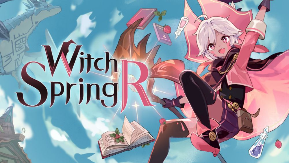 Promotional art for the video game WitchSpring R.