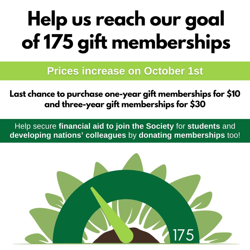 This is a flyer to ask people to purchase gift memberships to the Botanical Society of America. www.botany.org