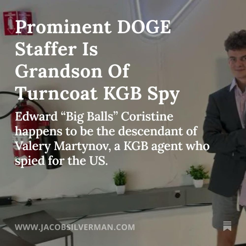 DOGE staffer is grandson of KGB Spy