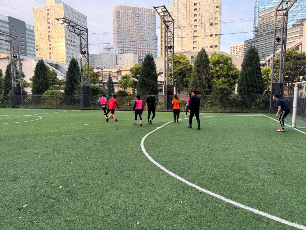 Think park arenaでフットサル