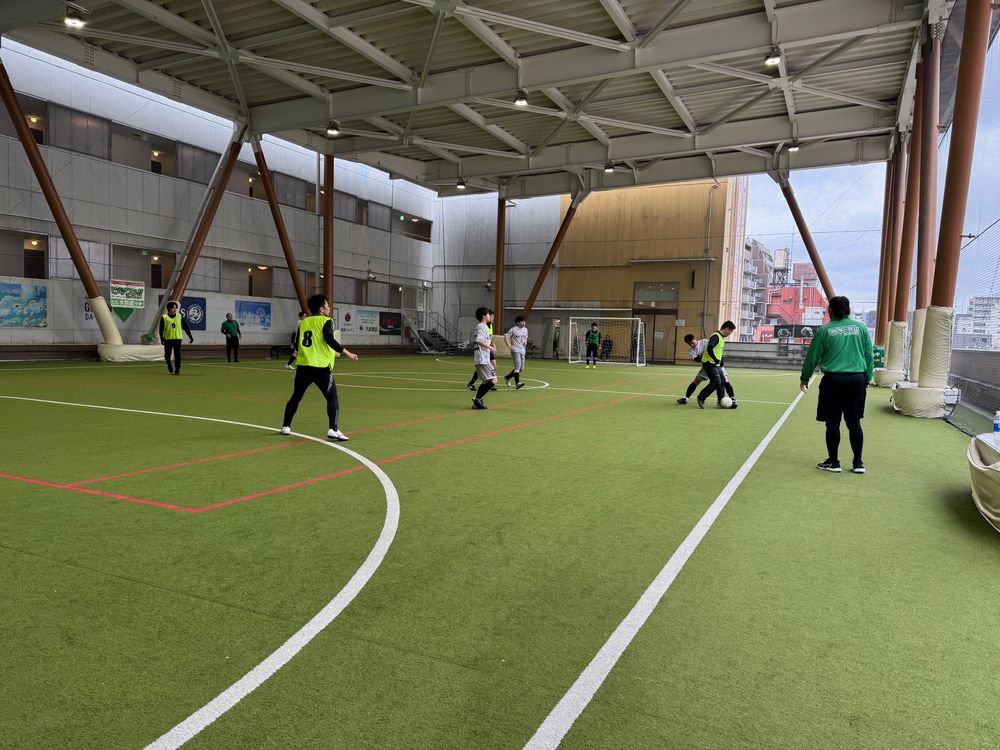 浅草ROXでフットサル