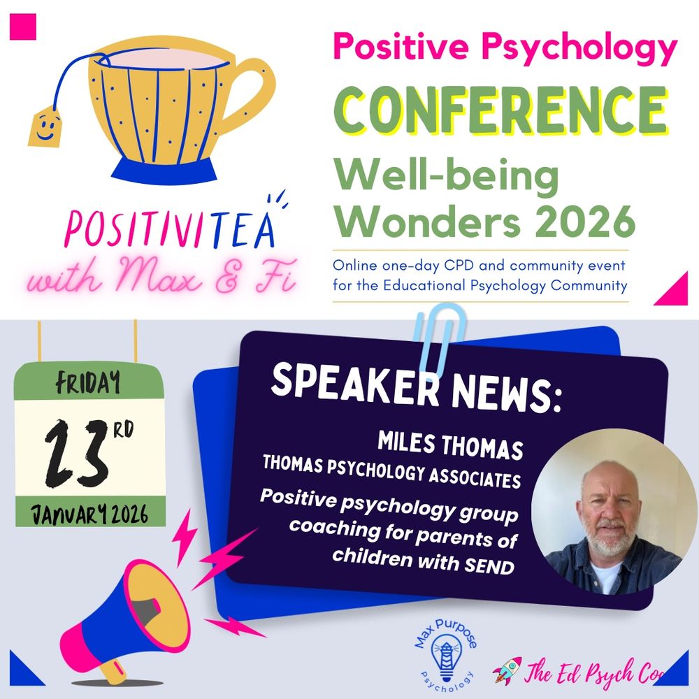 Dr Miles Thomas: Positive psychology group coaching for parents of children with SEND