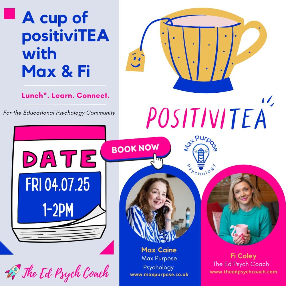 Flyer for PositiviTEA on 04.07.25 at 1-2pm 