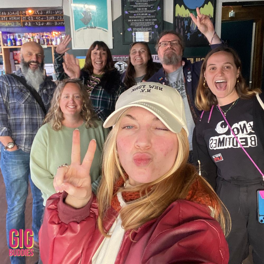 A selfie of a few of the gig buddies partners after Partners Day.