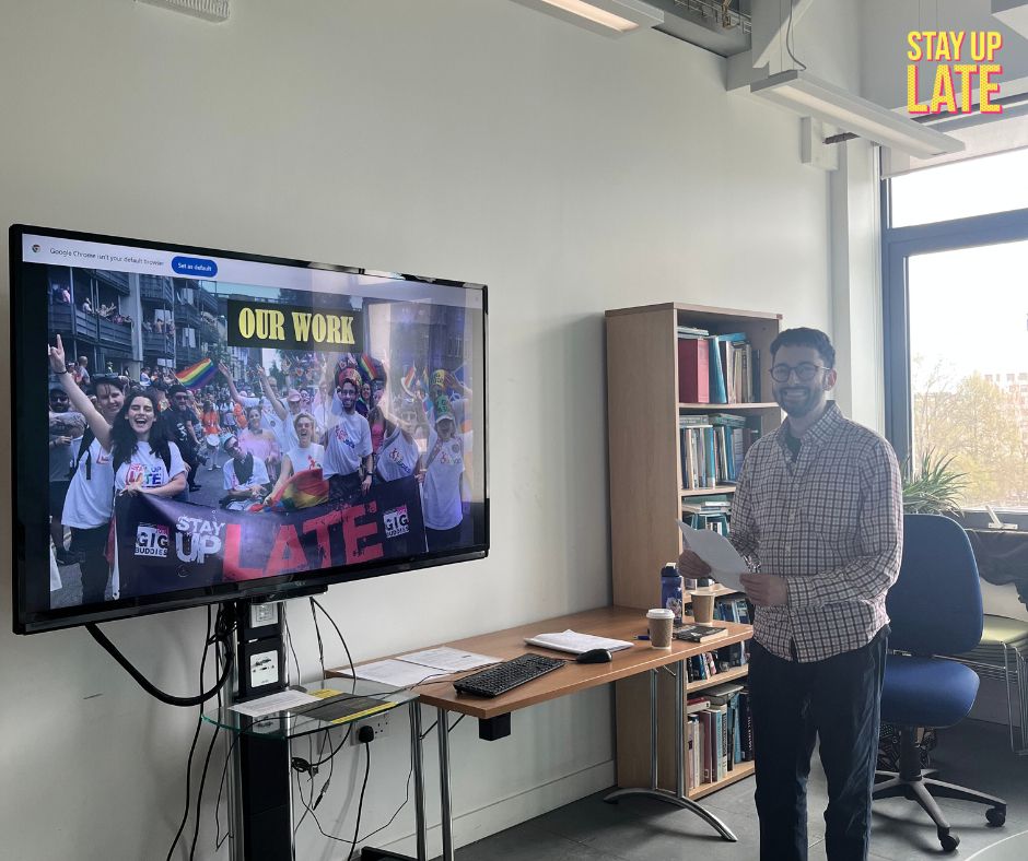 Rohan presenting at University of Brighton.