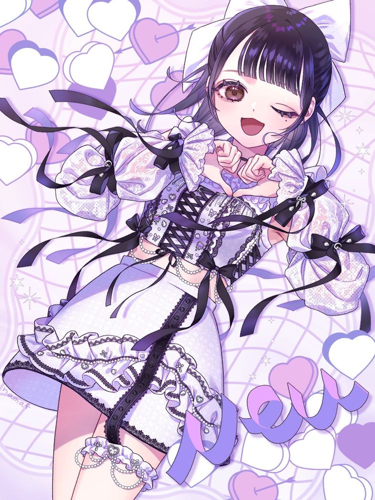 アイドルグループ「キングサリ」ネ兎ねうさんのイラスト