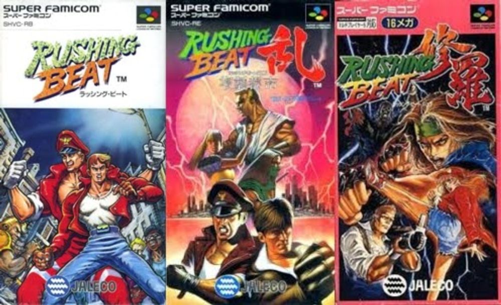 A divertida trilogia de beat' em ups "perdida" do SNES: Rushing Beat