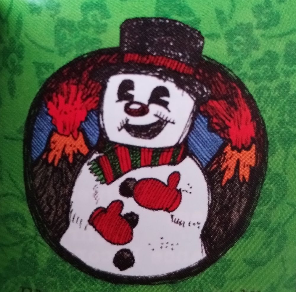 half-body color drawing of vanilla from the same liner notes 