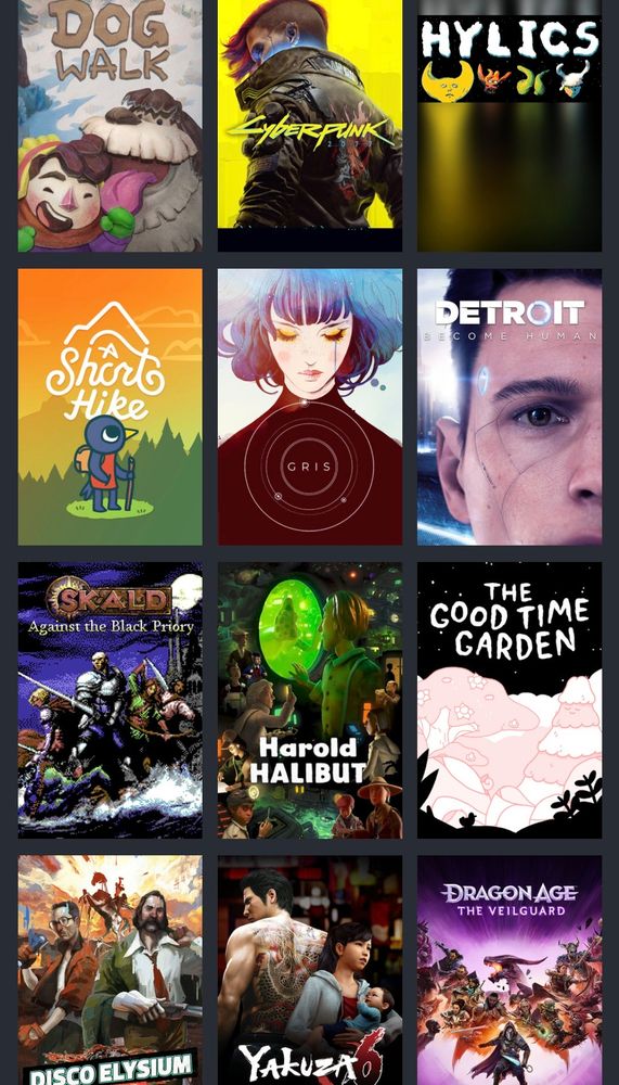 A ridiculous amount of steam games 
