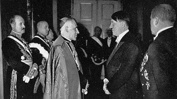 No credibility in the face of terror. The Vatican was the lifeline for many Nazis escaping retribution for their crimes.