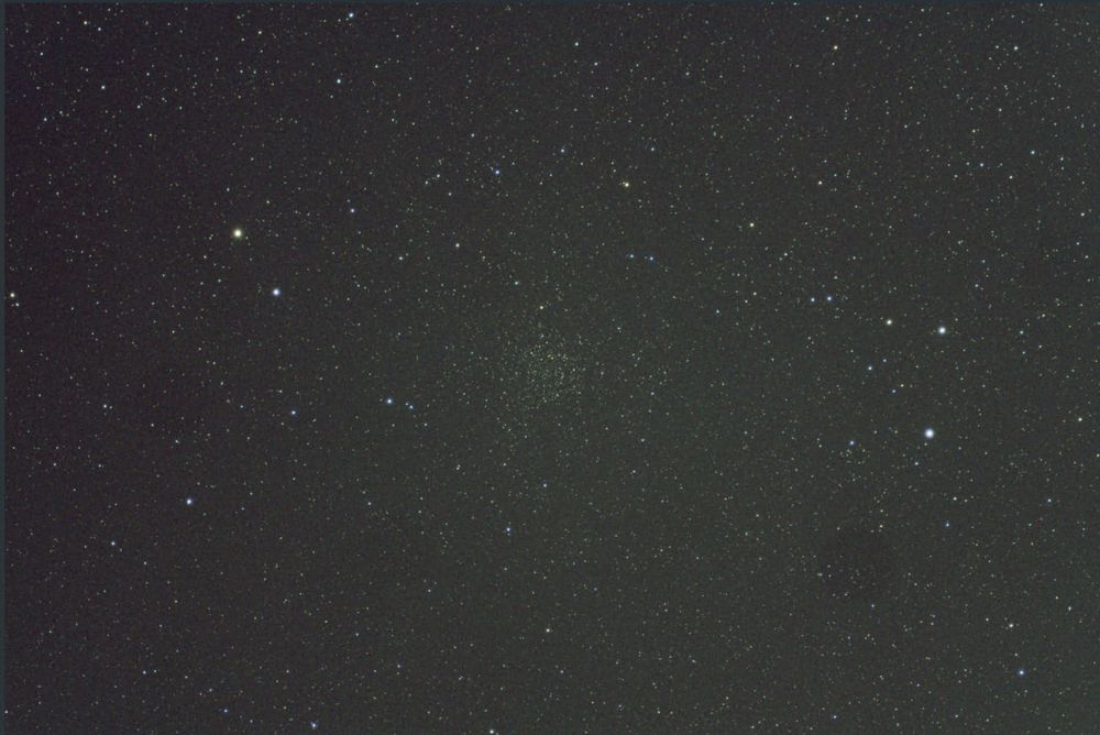 NGC 7789, Caroline's Rose Cluster. Single 60s exposure screenshot.