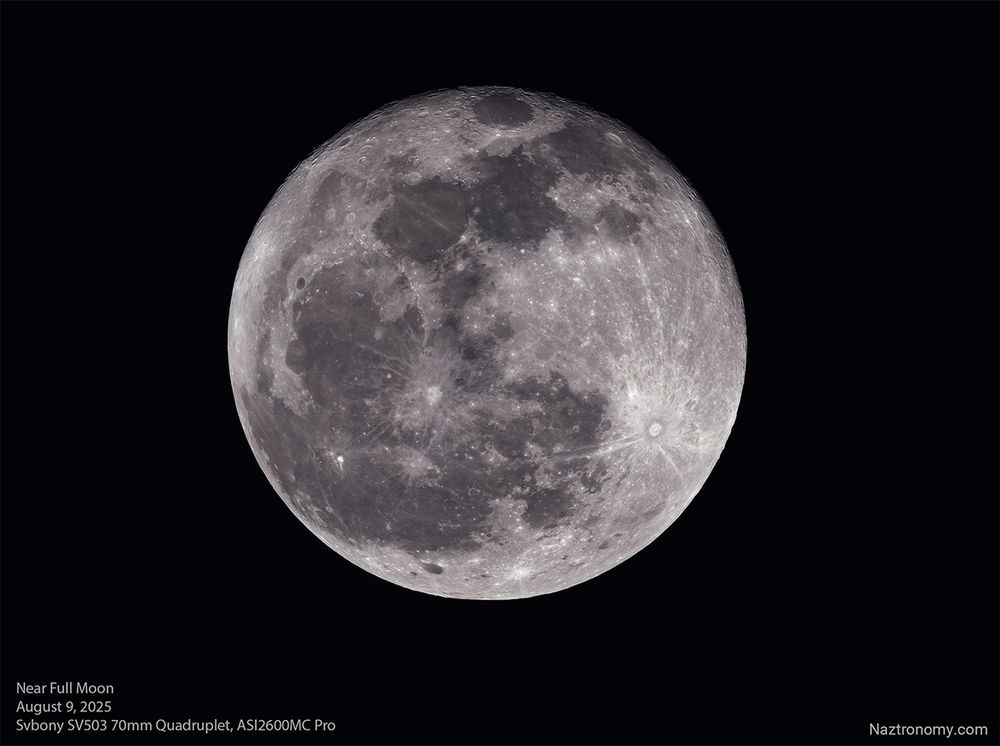 Near Full Moon on Aug 9th, 2025