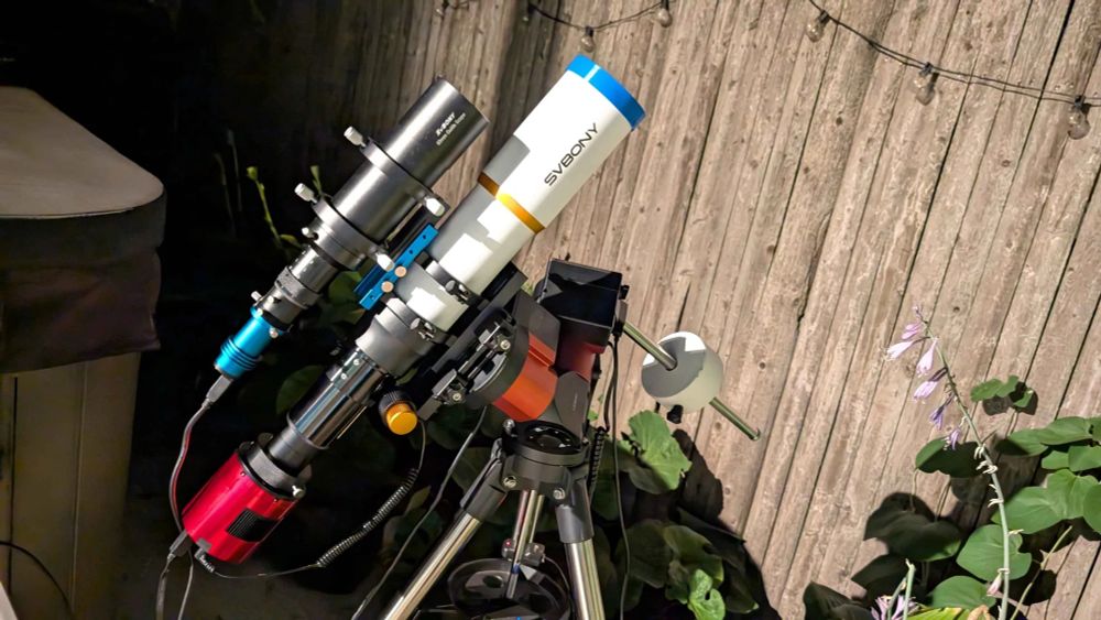 Picture of the SV503 70mm quadruplet that I'm testing