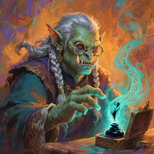 Painterly Fantasy Portrait