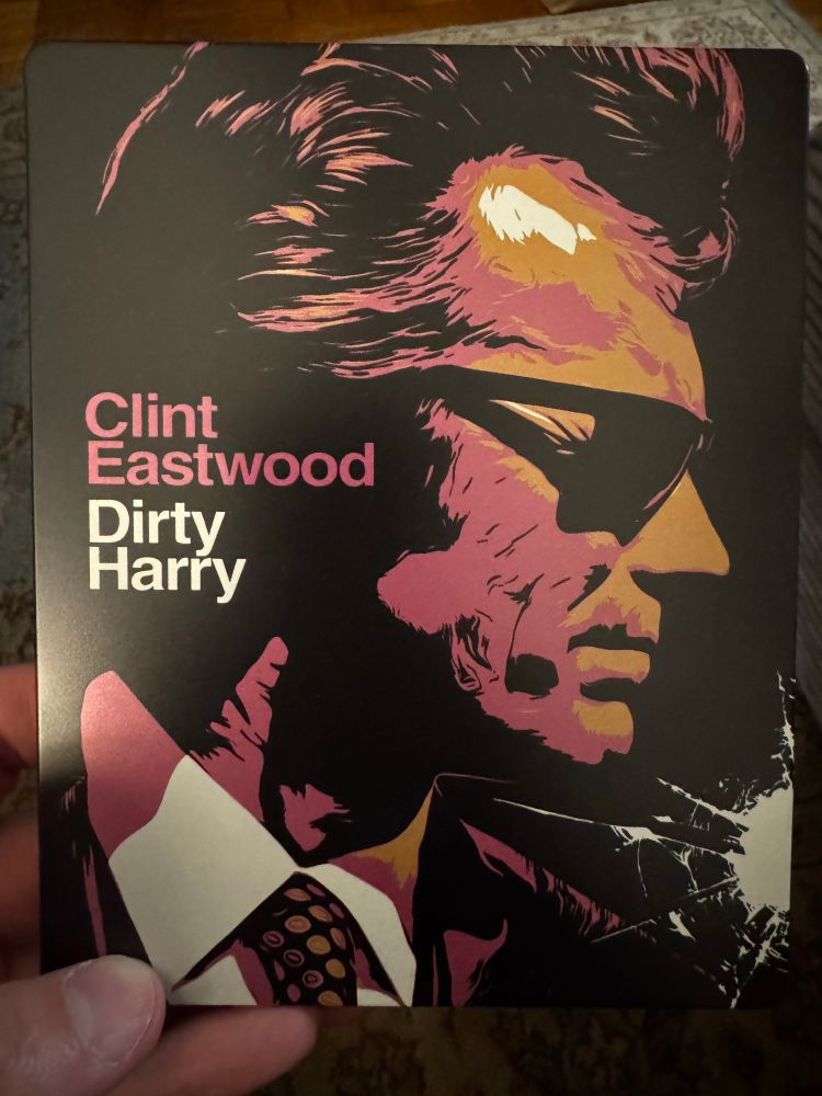 Cover art for new Dirty Harry 4K disc