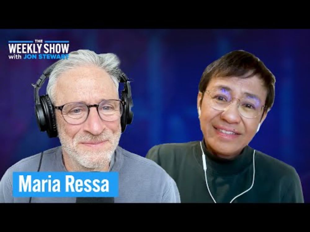 Jon Stewart & Maria Ressa On the US’s Authoritarian Slide | The Weekly Show