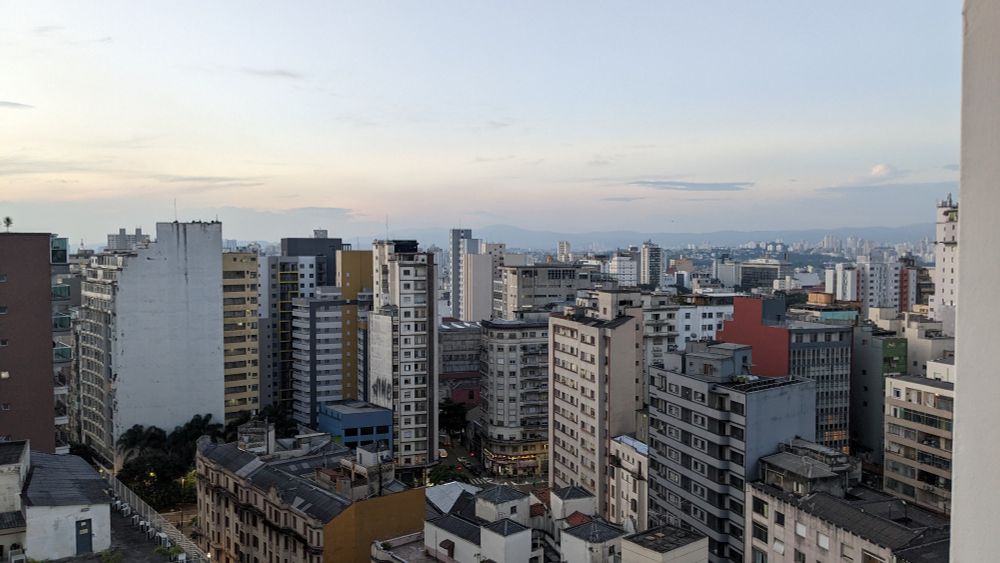 View of buildings in São Paulo, Brasil