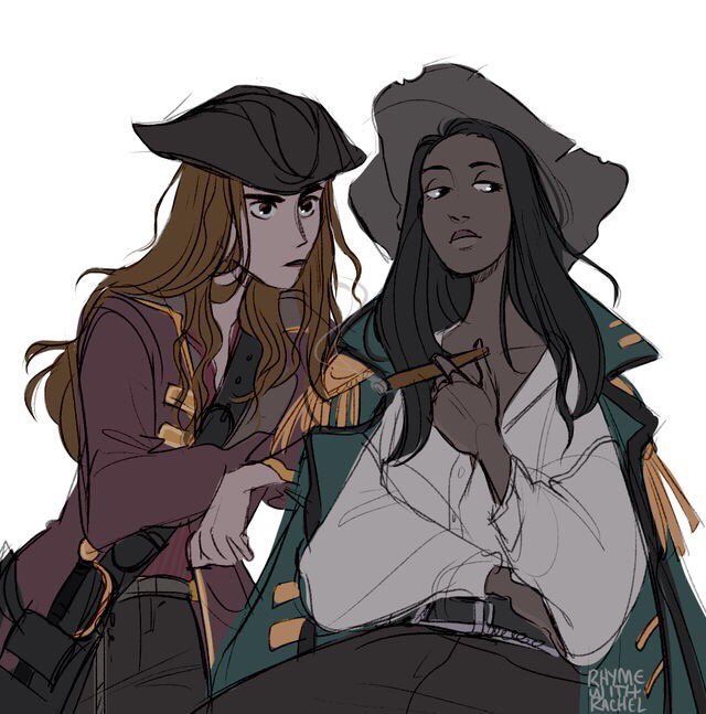Two female pirates