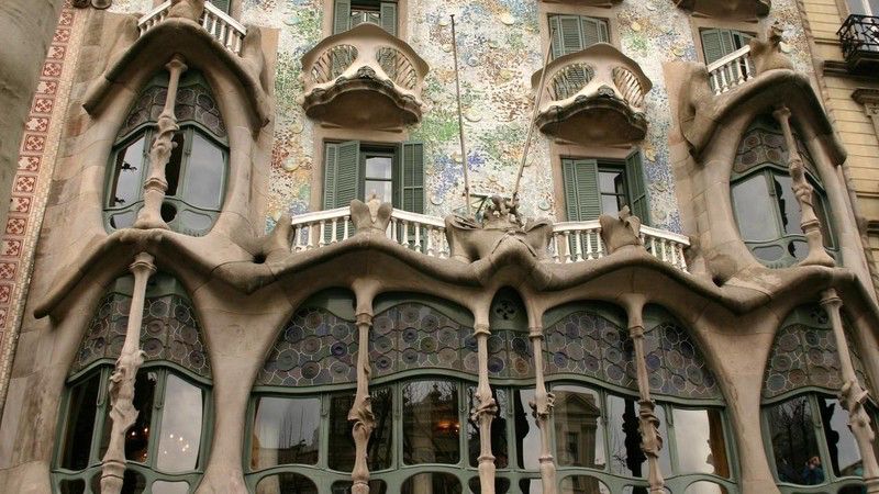 Some crazy-ass Gaudi building.