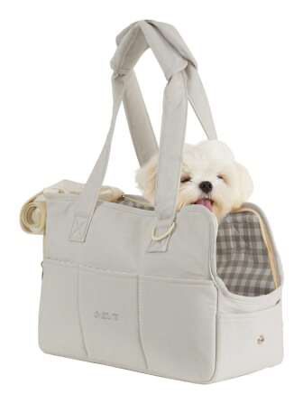 Doggo in a doggo purse
