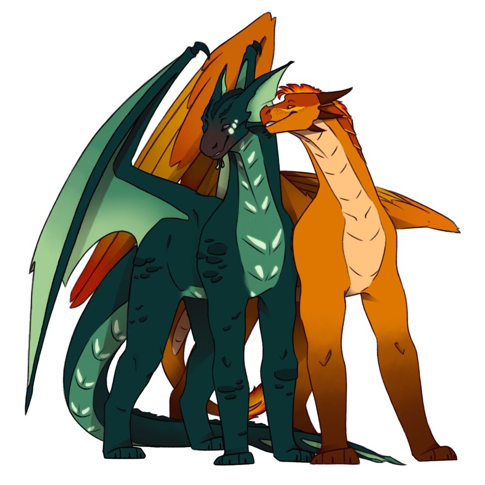 Kelpie and Phoenix owned by Firerose689